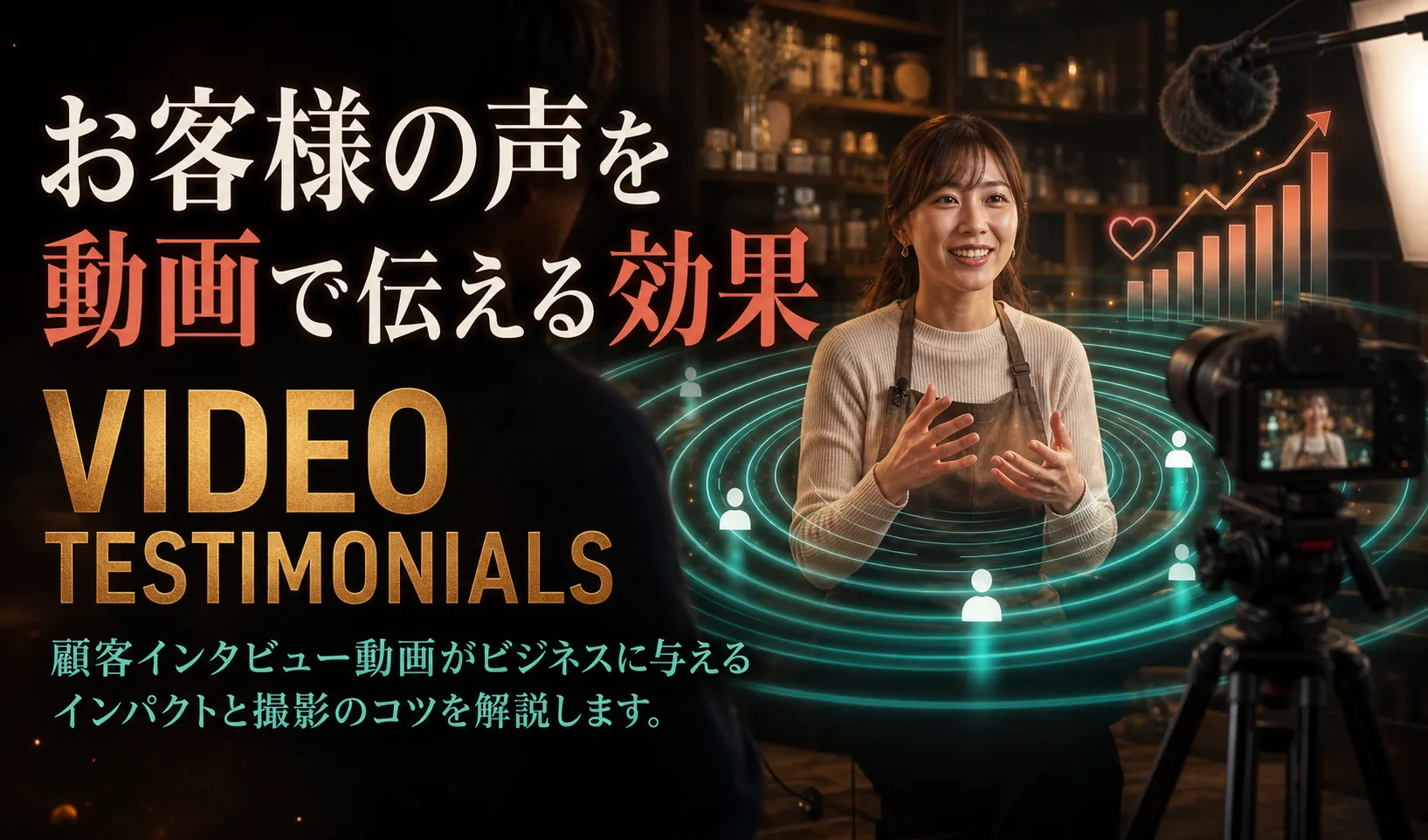 お客様の声を動画で伝える効果｜動画テスティモニアルの作り方