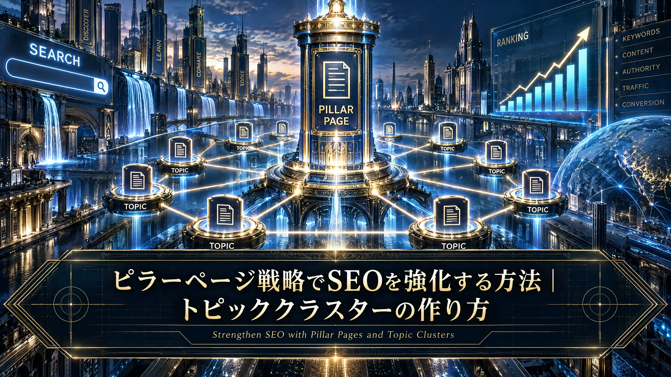 ピラーページ戦略でSEOを強化する方法｜トピッククラスターの作り方