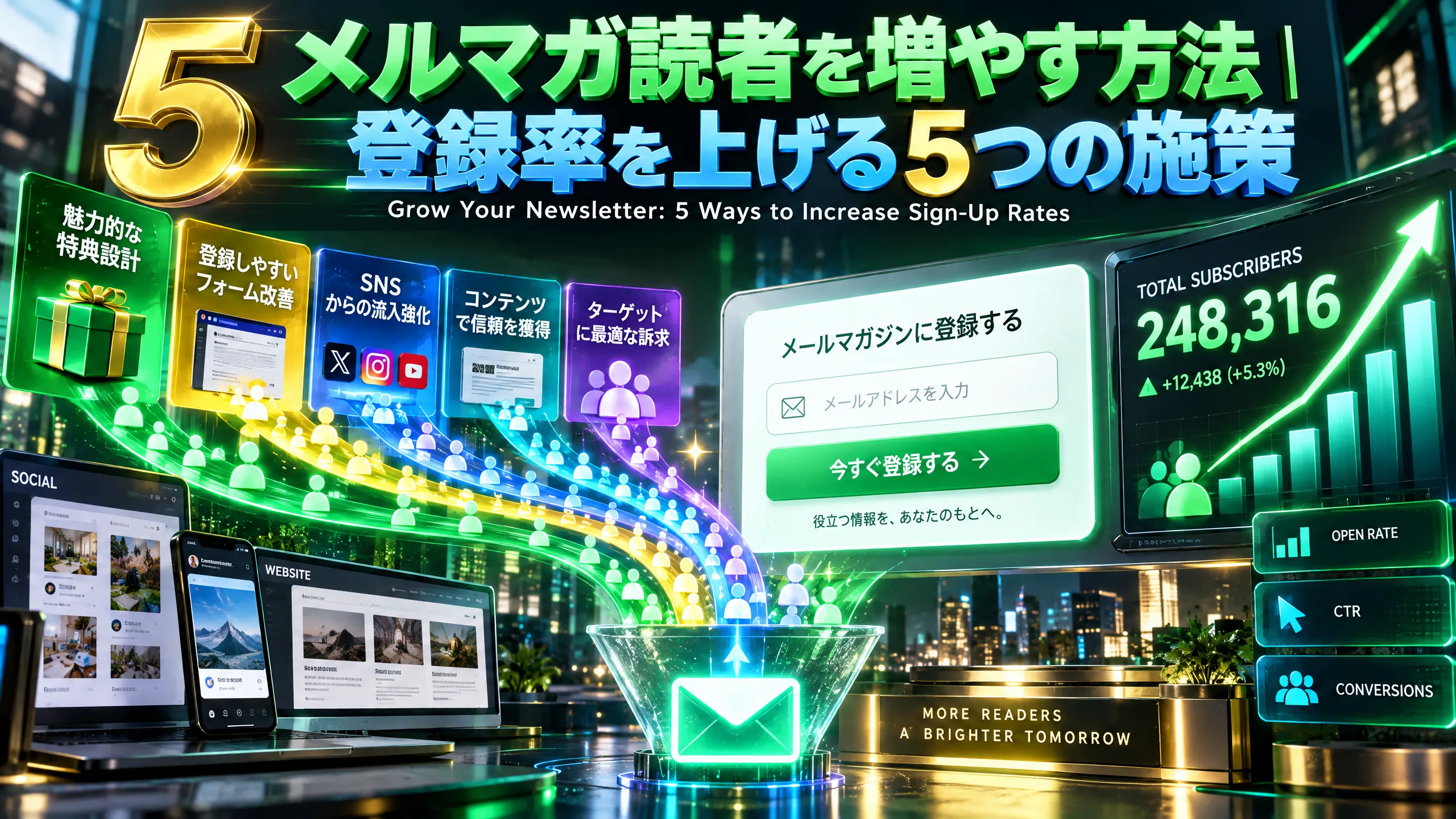 メルマガの開封率を上げる件名の書き方｜クリックされる件名7パターン