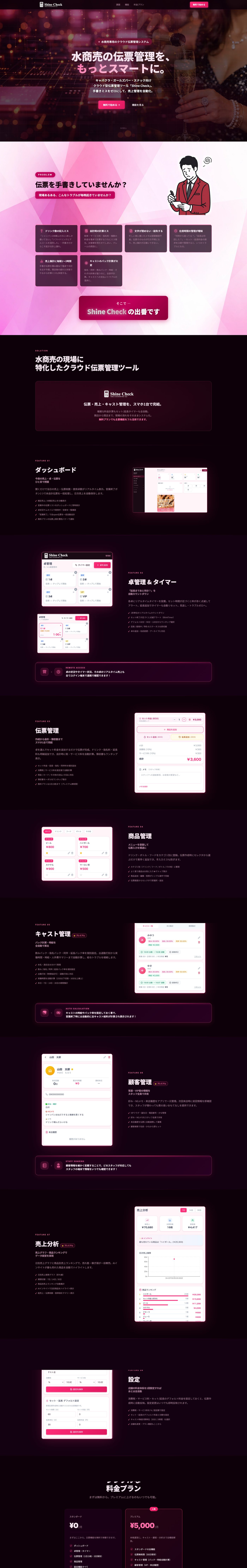 夜ナビ Shine Check LP 全体キャプチャ