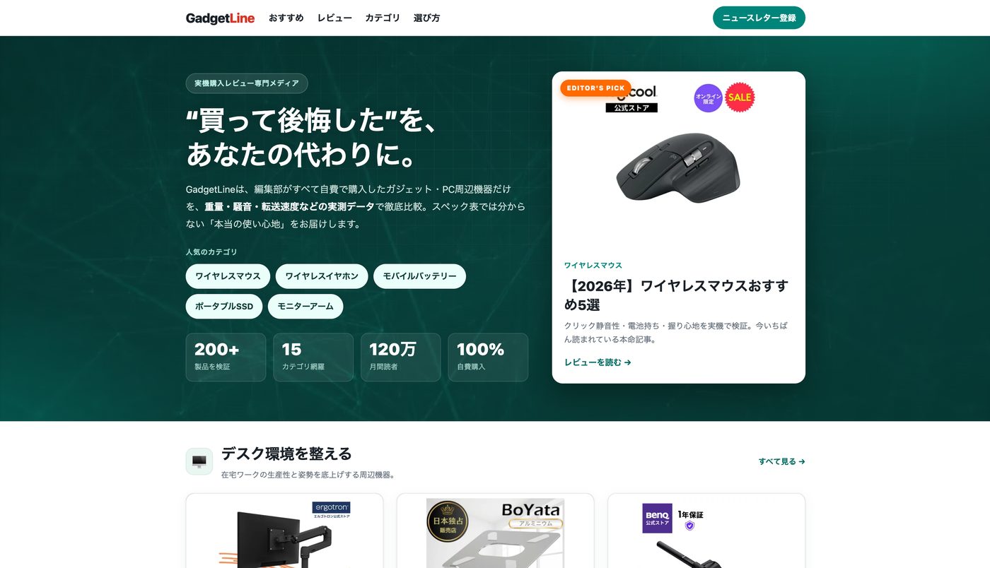 GADGET LINE — GADGET LINE